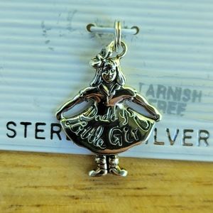 Vintage Daddy's Little Girl Charm
